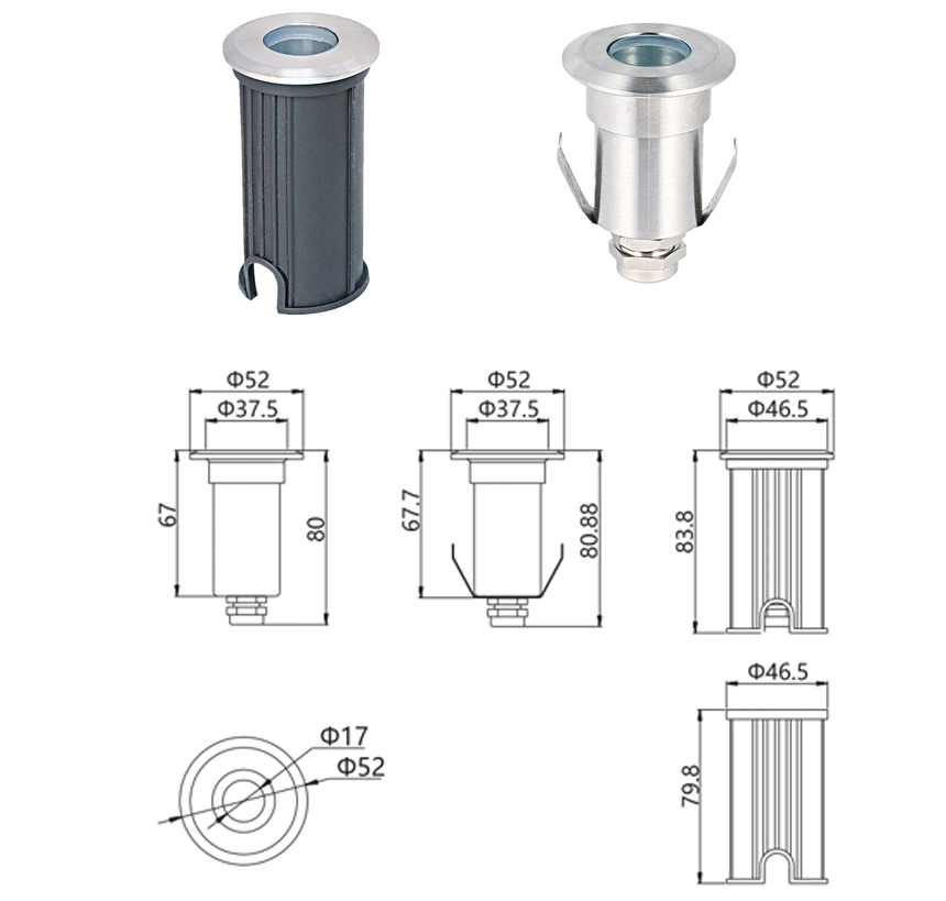 3W CREE Chip 12V-24V IP68 Waterproof Stainless Steel Inground Swimming Ponds LED Fountains Underwater Pool Underground Lights