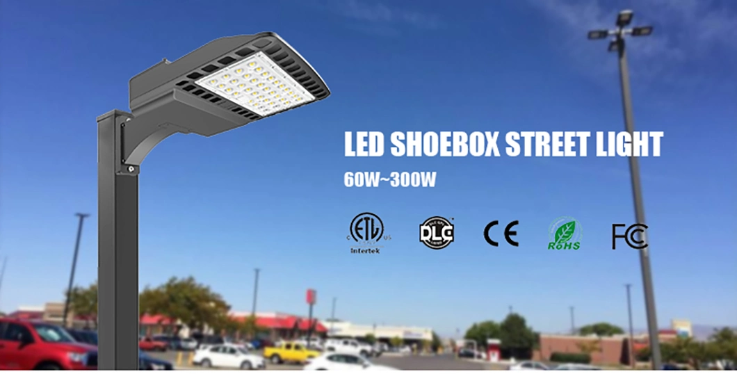 Outdoor Waterproof IP65 Street Light 100 Watt 150W LED Street Light Fixture Dlc ETL Smart LED Street Lighting