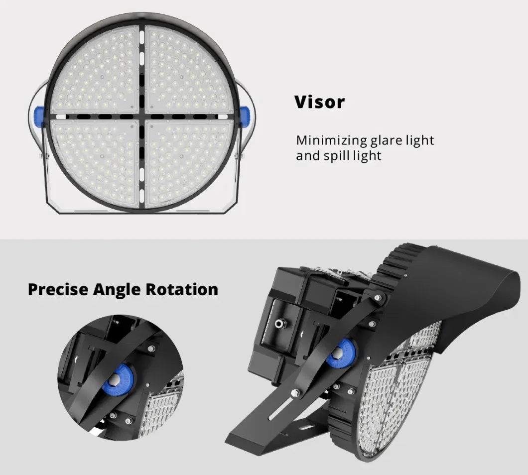 300W 400W 500W 600W 800W 1000W 1500W 1600W Outdoor Spotlight Projector Football Sport Field Lighting High Mast LED Flood Lamp LED Stadium Light LED Flood Light