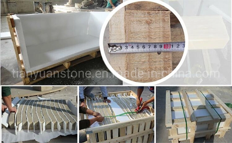 Marble Stone Carving White Roman Column