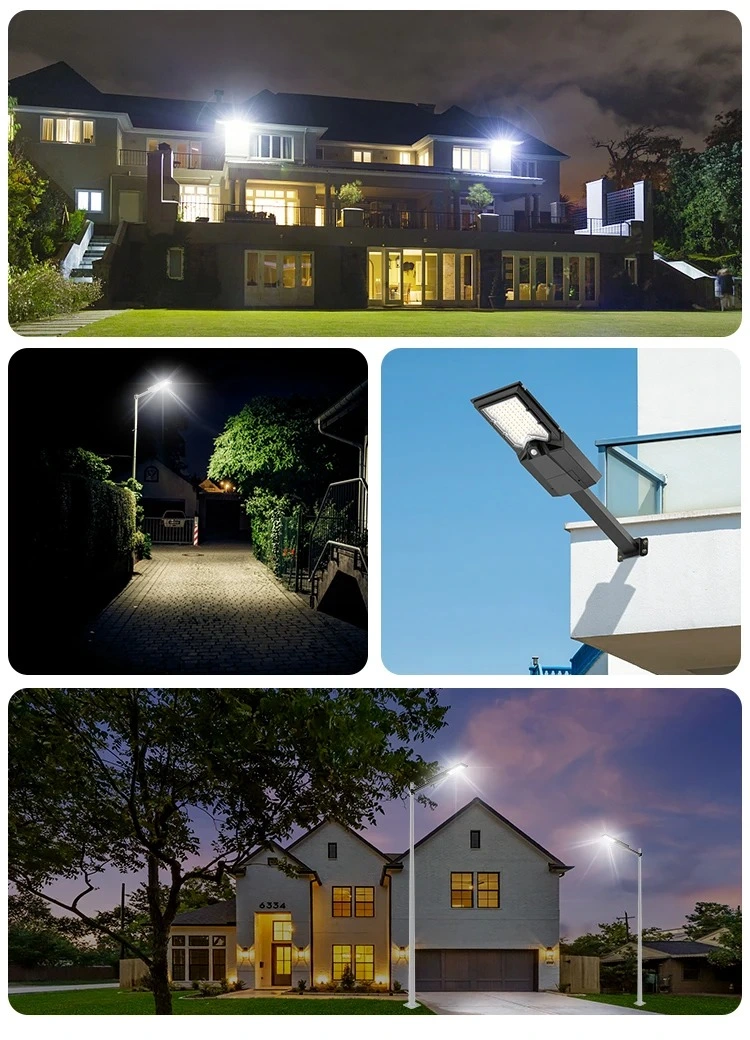 300W 500W 1000W Waterproof IP65 Remote Control LED Motion Outdoor Eco-Friendly LiFePO4 Lithium Battery Solar Street Light