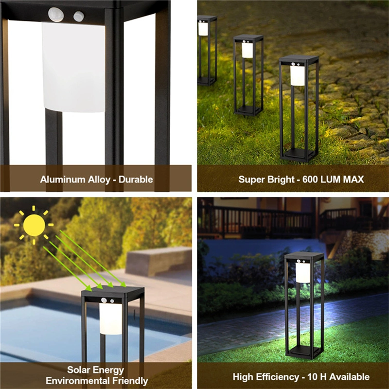 Outdoor LED Lawn Lights Pathway Waterproof Post Bollard Garden Lamp Aluminum Landscape Path Bollard Light for Courtyard Villa Decoration