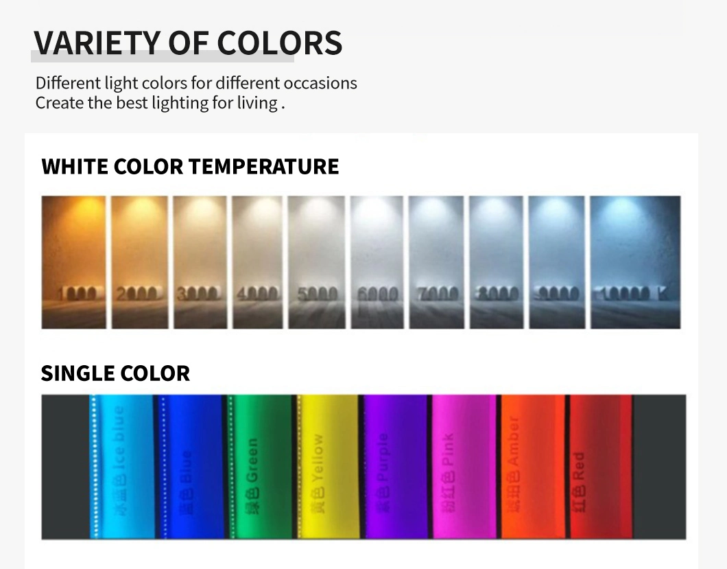 528LED/M LED COB Strip Light Cabinet lamp decorative lamp DOT Free 2700K, 3000K, 4000K, 6000K