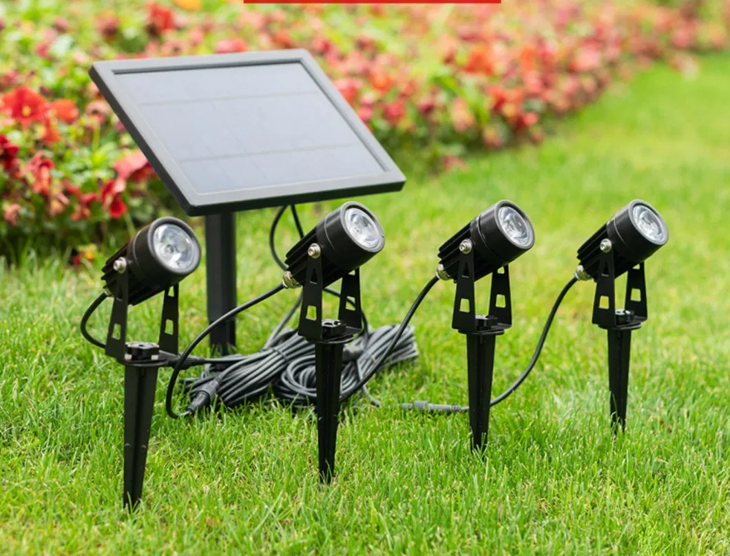 Landscape Garden Lawn Warm White Outdoor LED Spotlights Multi Color Solar