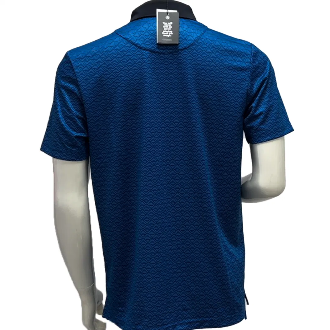 High Quality Custom Jersey Embroidered Print Breathable Short Sleeve Polo Shirt