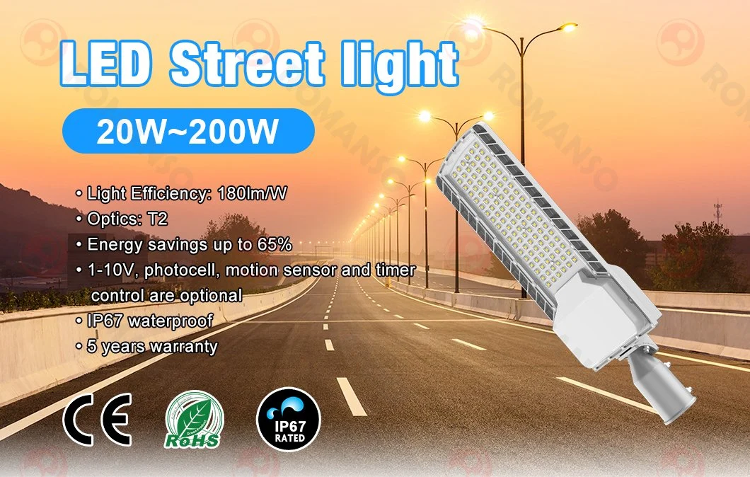 LED Sodium Vapor Street Light Intelligent Architectural Street Lighting