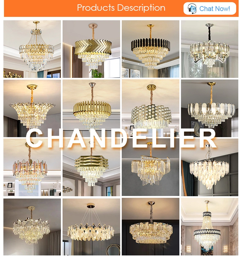 Decorative Hotel Dining Living Hanging Modern Pendant Light Chandelier Ceiling Lamp