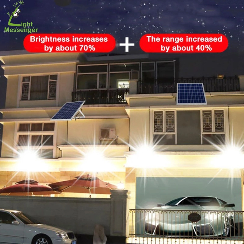 Light Messenger Best Sale Energy Saving House Park Waterproof Outdoor Stadium Parking Lot Garden IP66 Solar Powered Flood Lamp 100W LED Solar Flood Lighting