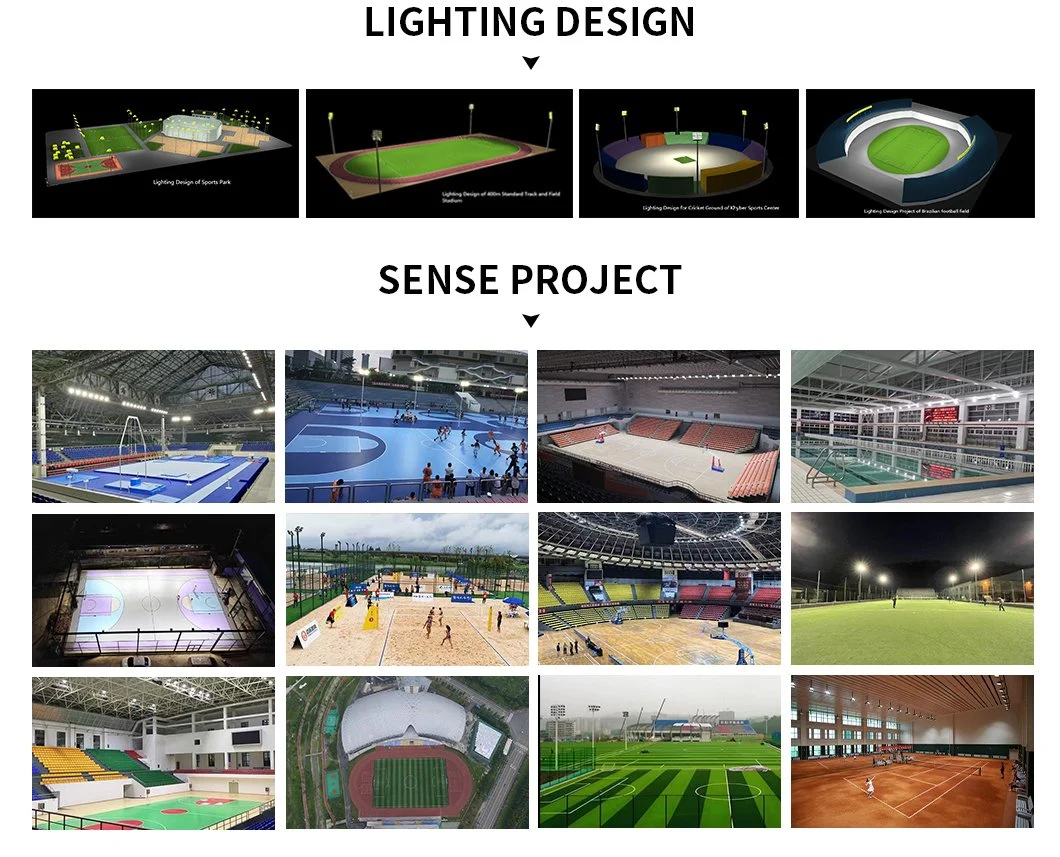 Best Tennis Lighting IP66 150W 200W 300W 400W Sports Stadium LED Floodlights