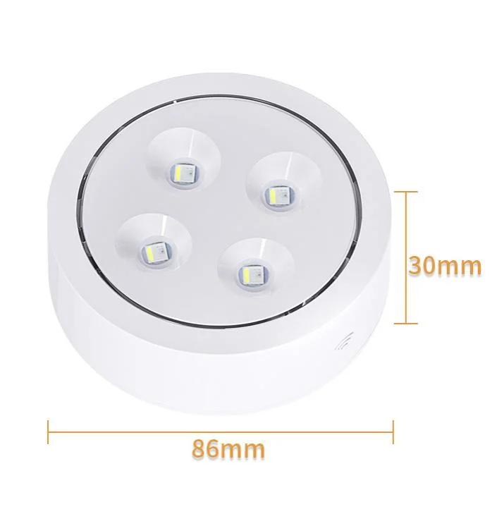 Wholesale 40 Lumen Colorful Battery Cabinet Wall Light with Remote 4PCS LED Home Decorative Wall Mount Touch Night Lamp Time Setting Sensor LED Lighting