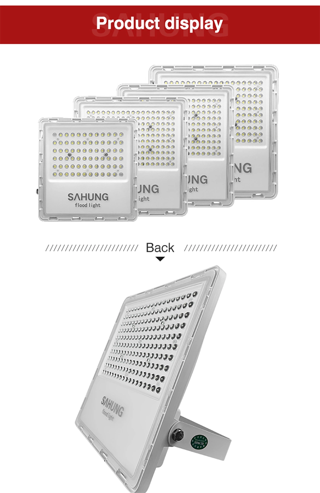 Manufacturer Factory Waterproof IP65 High Power SMD COB 50W 100W 150W 200W 300W CE High Mast LED Work Stadium Flood Lamp Lighting Light