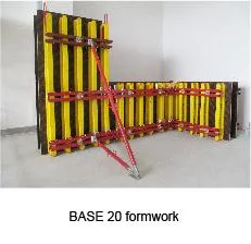 Light Weight Plastic Adjustable Formwork Column Long Service Life for Construction