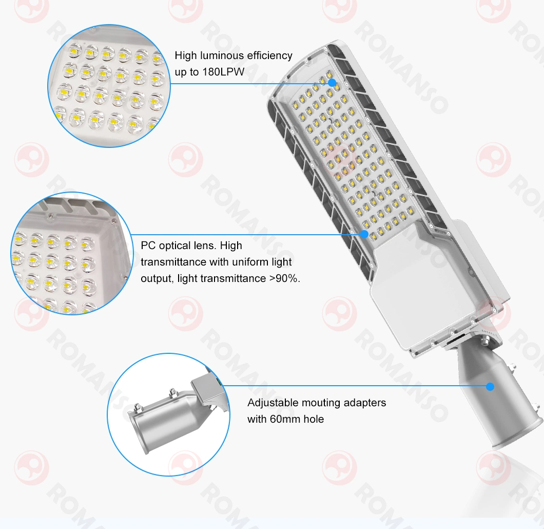 LED Sodium Vapor Street Light Intelligent Architectural Street Lighting