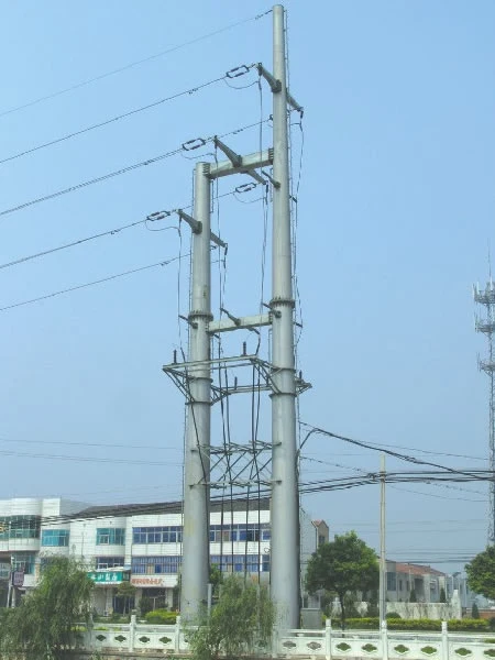 Philippines Hot DIP Galvanized 25FT 30FT 35FT 40FT 45FT Electric Steel Pole