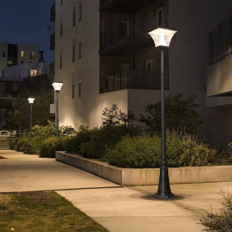 Outdoor Exterior Commercial Residential Solar LED Landscape Garden Driveway Pathway Lawn Bollard Lights