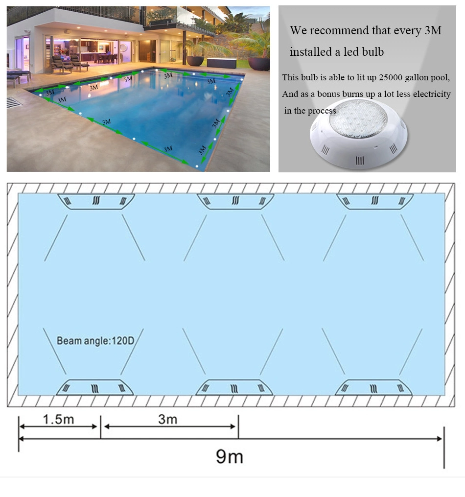 Hotook 15 Years OEM ODM Manufacturer 12V 24V IP68 Inground Underground Fountain Pond Underwater Pool Light LED