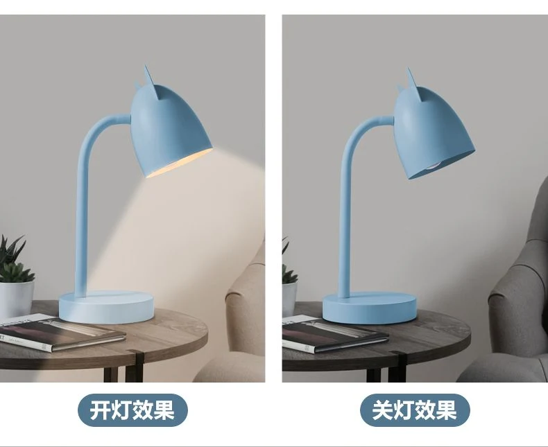 Room Study Study Eye Protection Lamp Master Bedroom Decoration Creative Bedside Lamp Simple Exquisite Ins Wind Decorative Lamp