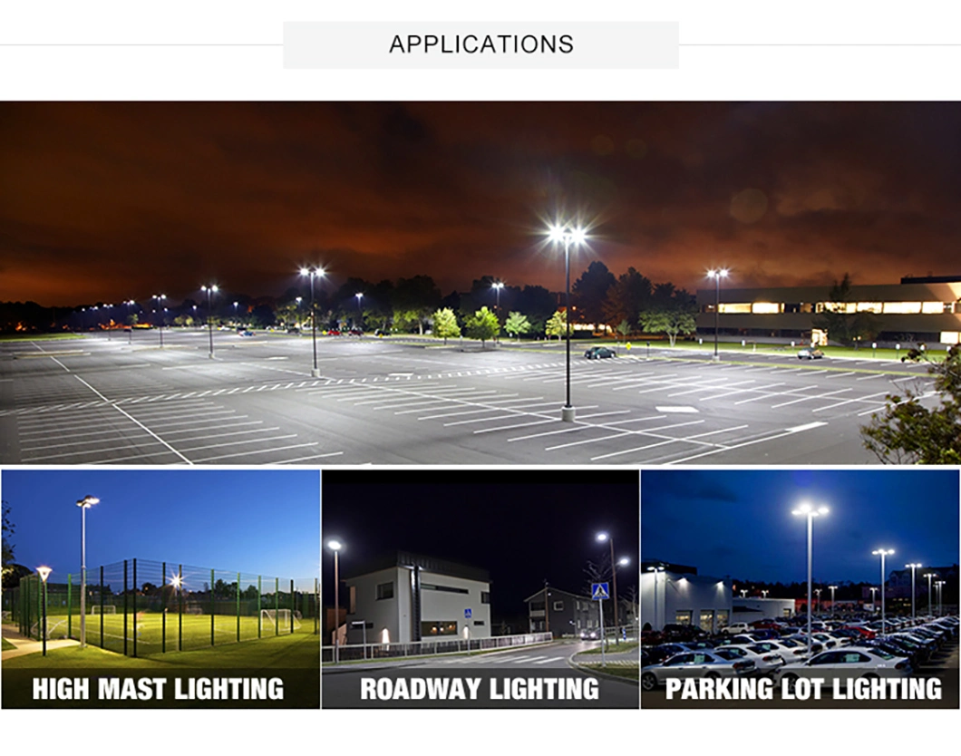 Outdoor Waterproof IP65 Street Light 100 Watt 150W LED Street Light Fixture Dlc ETL Smart LED Street Lighting