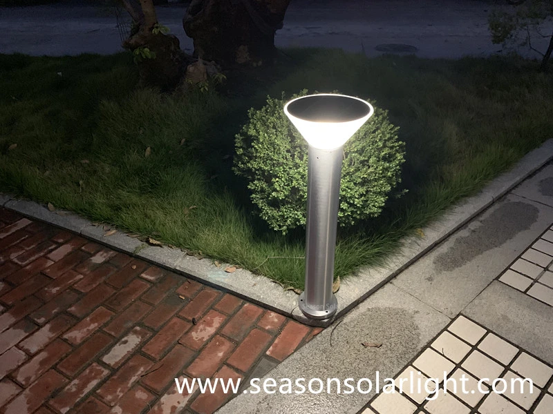 Smart Solar Control Outdoor LED Lighting 30cm--220cm Garden Lawn Post Light with LED Light for Bollard Lighting