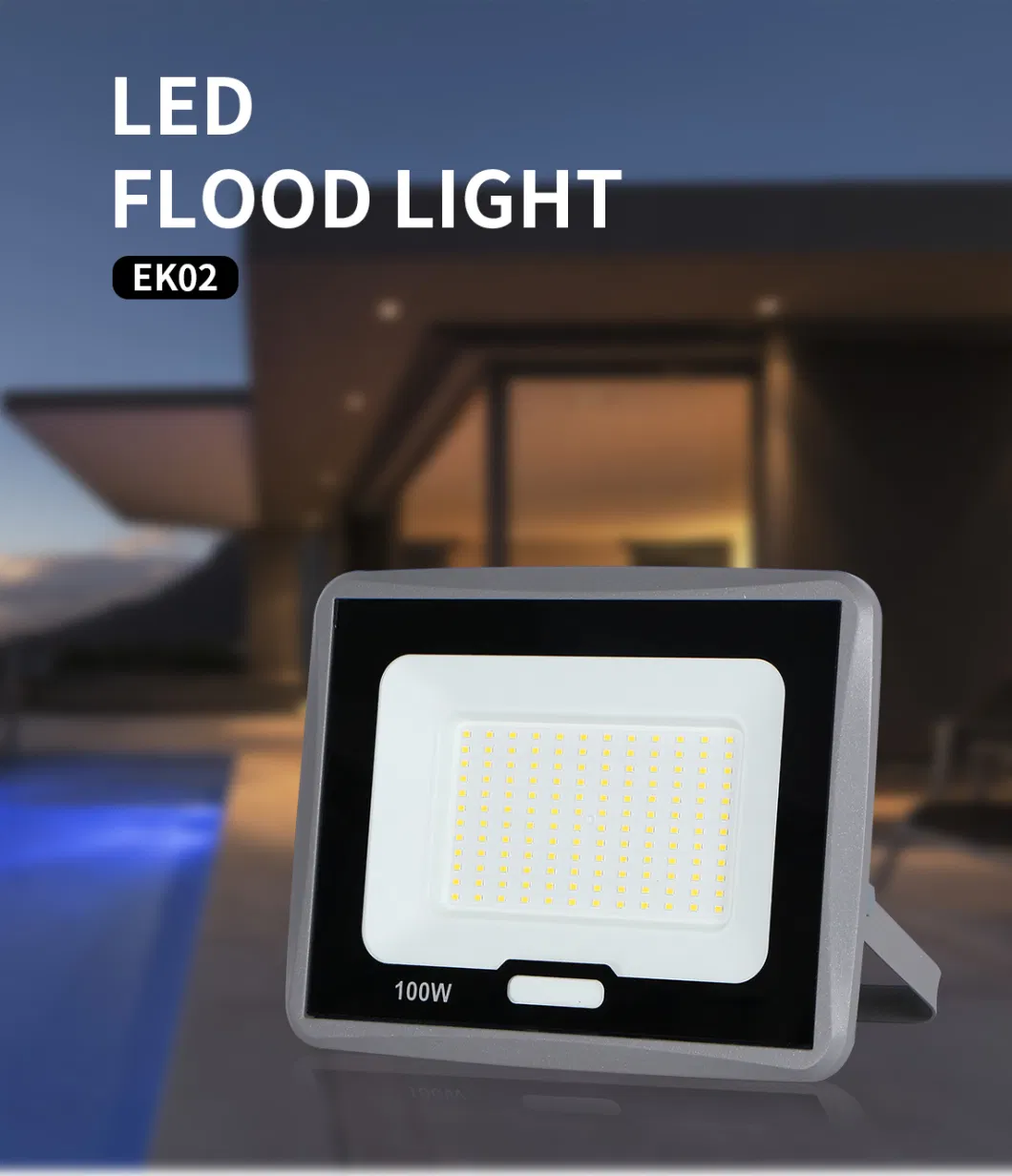 Super Bright 10W 20W 30W 50W 100W 150W 200W 300W Waterproof Floodlight Stadium Garden Outdoor LED Flood Light
