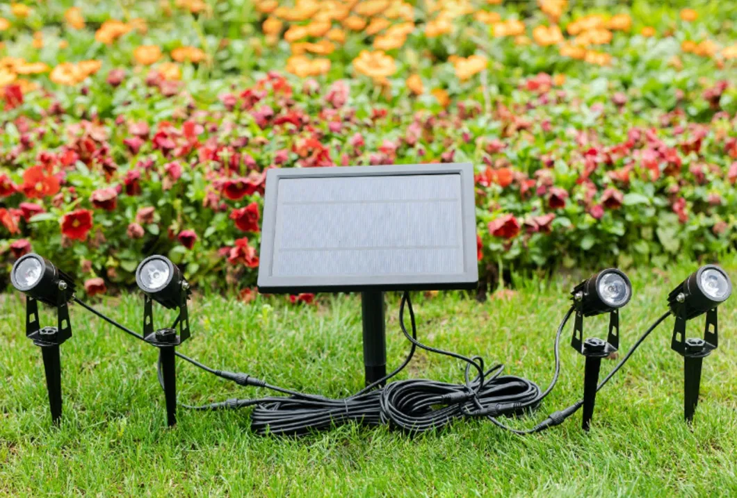 Landscape Garden Lawn Warm White Outdoor LED Spotlights Multi Color Solar