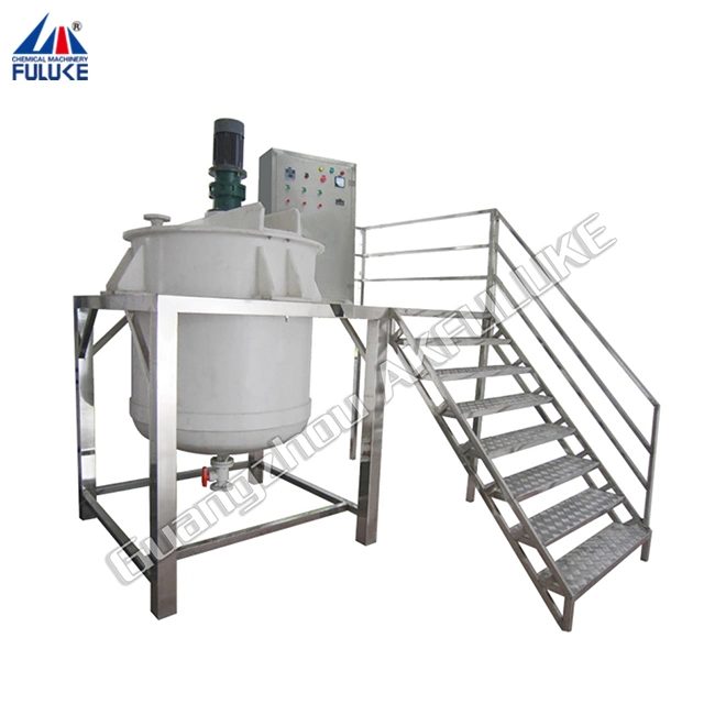 200 Lit Single Jacketed Glass Reactor for Soap Chemical Equipment