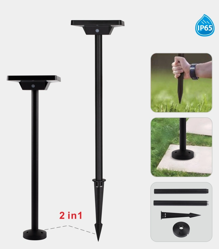 Outdoor IP65 New Arrival Wholesale Price LED Sensor Light Solar Bollard Garden Light for Pathway