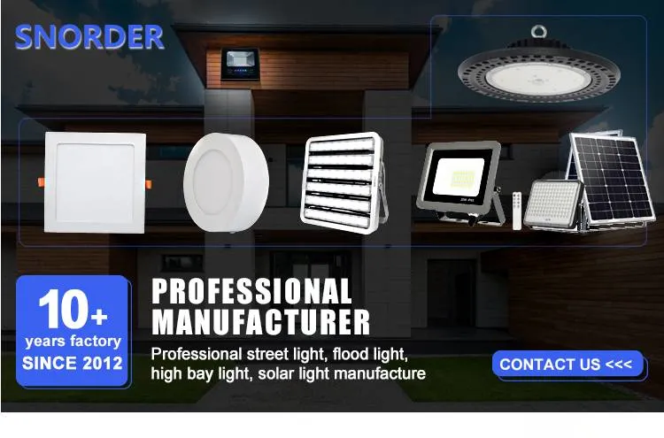 LED Outdoor Lighting IP65 3000K 150W Solar Flood Light with Remote Control for Park/Garden/Square/Workshop