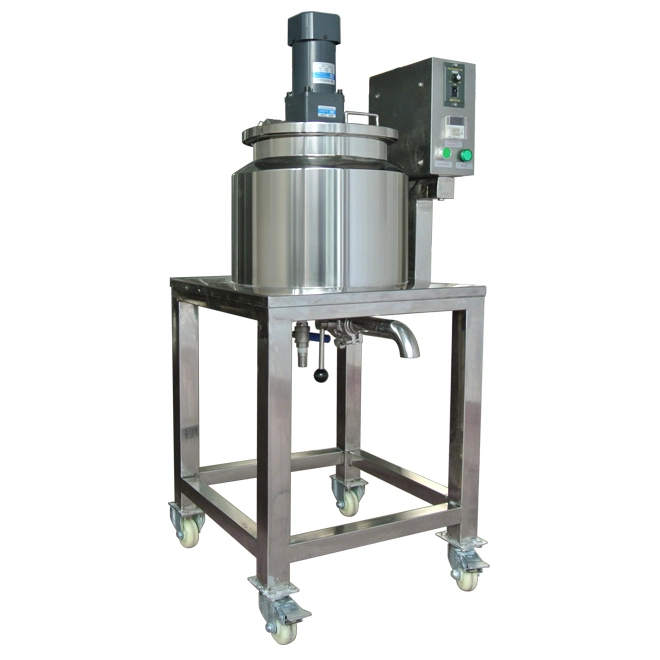 200 Lit Single Jacketed Glass Reactor for Soap Chemical Equipment