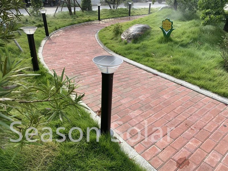 Smart Solar Control Outdoor LED Lighting 30cm--220cm Garden Lawn Post Light with LED Light for Bollard Lighting