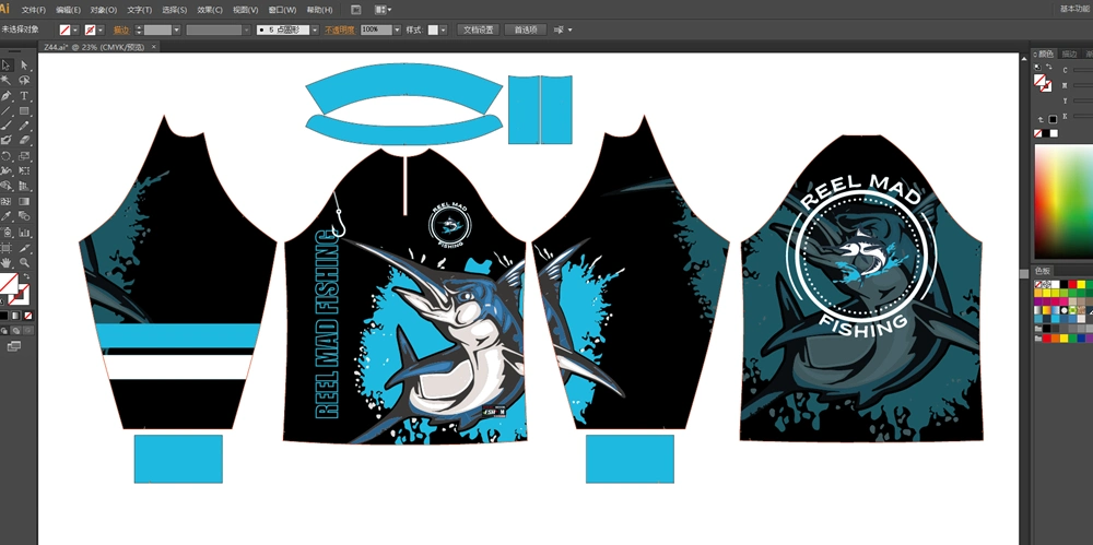 Hot Sale New Design Custom Made Full Sublimation Print Breathable Anti-UV Polo Collar Fishing Shirt
