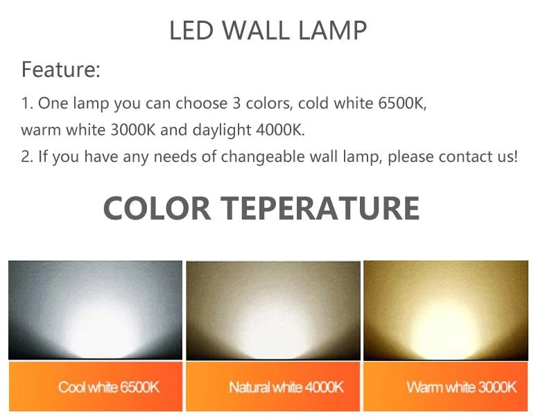 Indoor LED Wall Light Aluminum Wall Mount Corridor Lamp