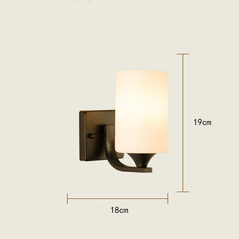 American Bedside Lamp Hotel Modern Simple Creative Bedroom Wall Lamp (WH-OR-113)