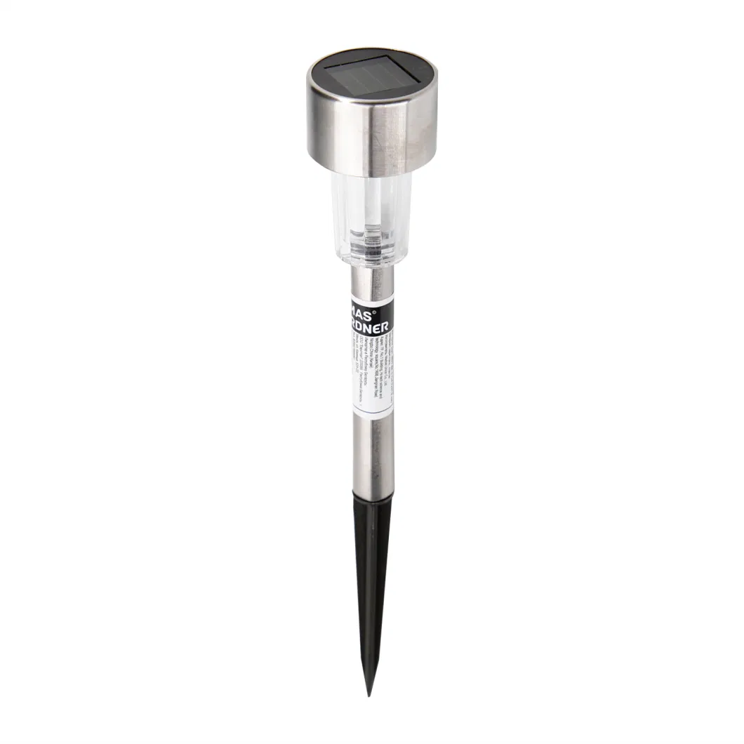 Stainless Steel Solar LED Garden Stake Light