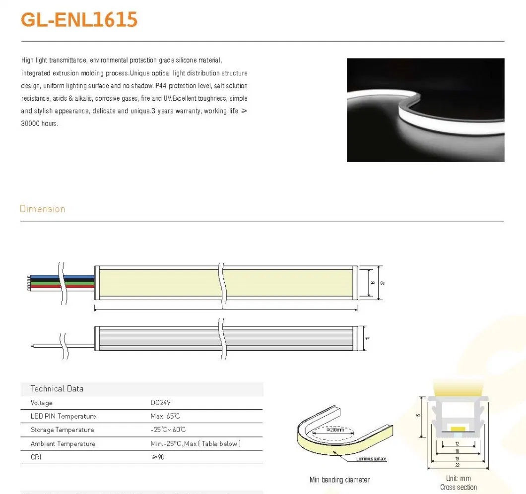 Addressable LED Flex 12V 24V Pixel IP68 Tube Strip Light Facade Lighting Outdoor Silicon Neon Light