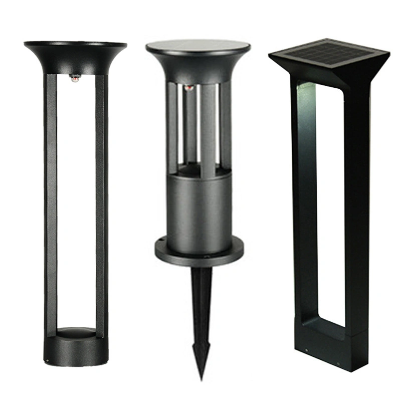 5W Landscape Bollard Light Outdoor Waterproof LED Solar Garden Lights for Garden Courtyard