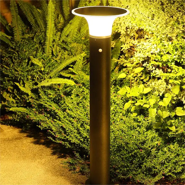 Modern Sleek LED Outdoor Wall Lighting Lawn Lamps for Garden Lights