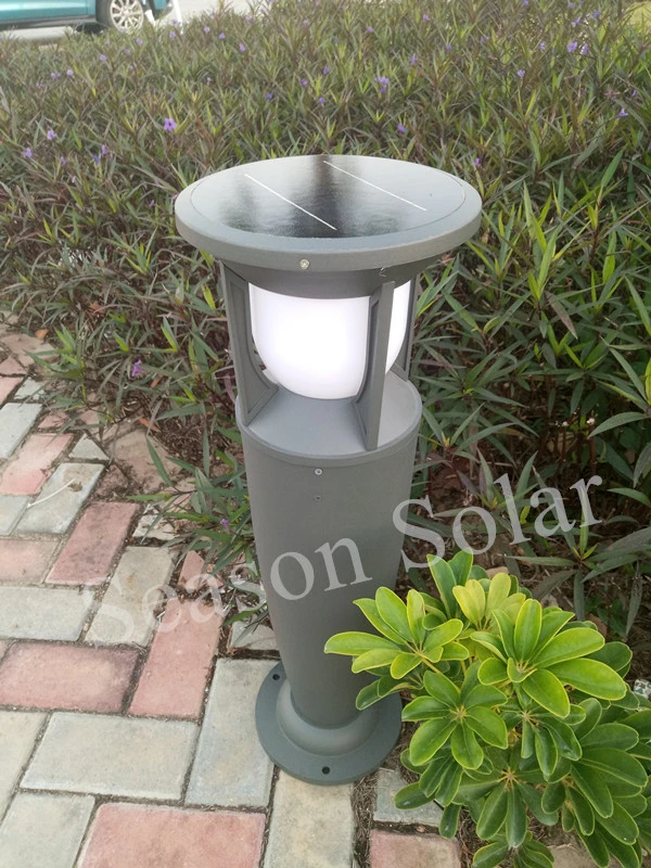 Walkway Path Decoration Lighting Bollard Garden Waterproof Outdoor 5W Solar LED Lawn Light