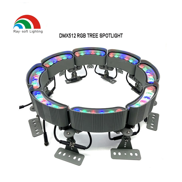 Exterior IP65 RGB DMX512hug Tree Light Garden Spotlight Spot Outdoor LED Flood Light