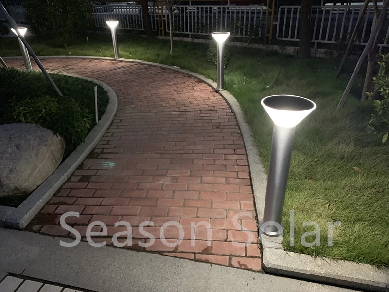 Smart Energy System Decoration Lighting Outdoor Bollard Solar Garden Light with LiFePO4 Battery &amp; LED Light