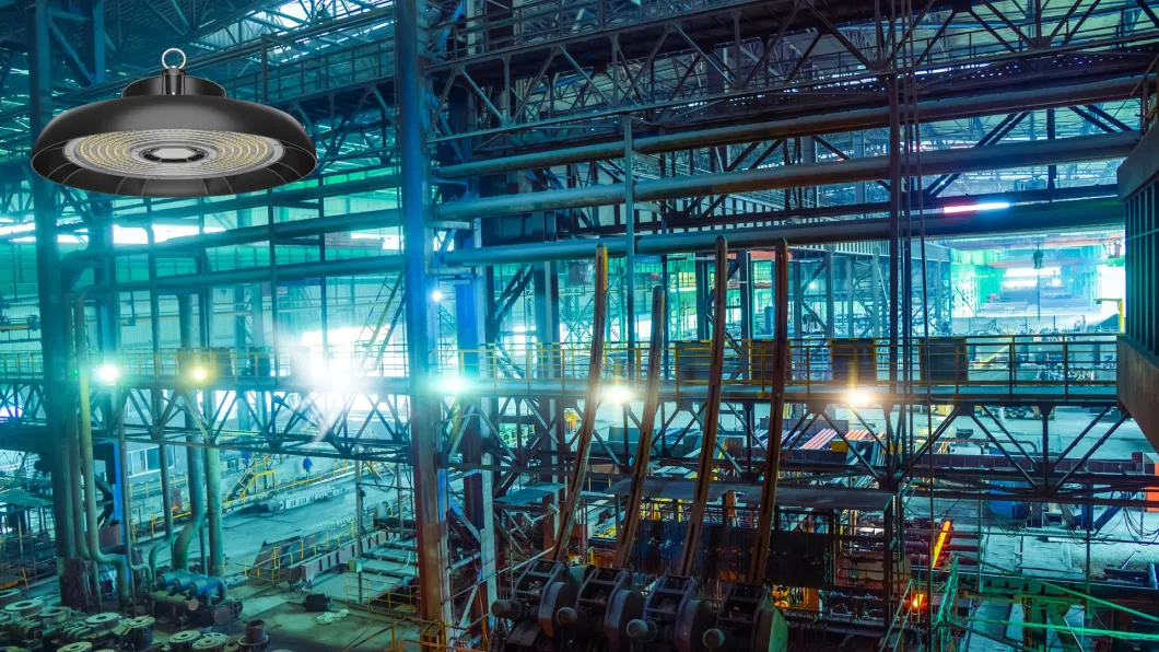 Highbay Light Warehouse Light UFO Lights Fixture 100W 150W 200W 150lm/W IP66 Factory Price High Bay Light