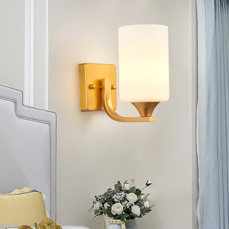 American Bedside Lamp Hotel Modern Simple Creative Bedroom Wall Lamp (WH-OR-113)