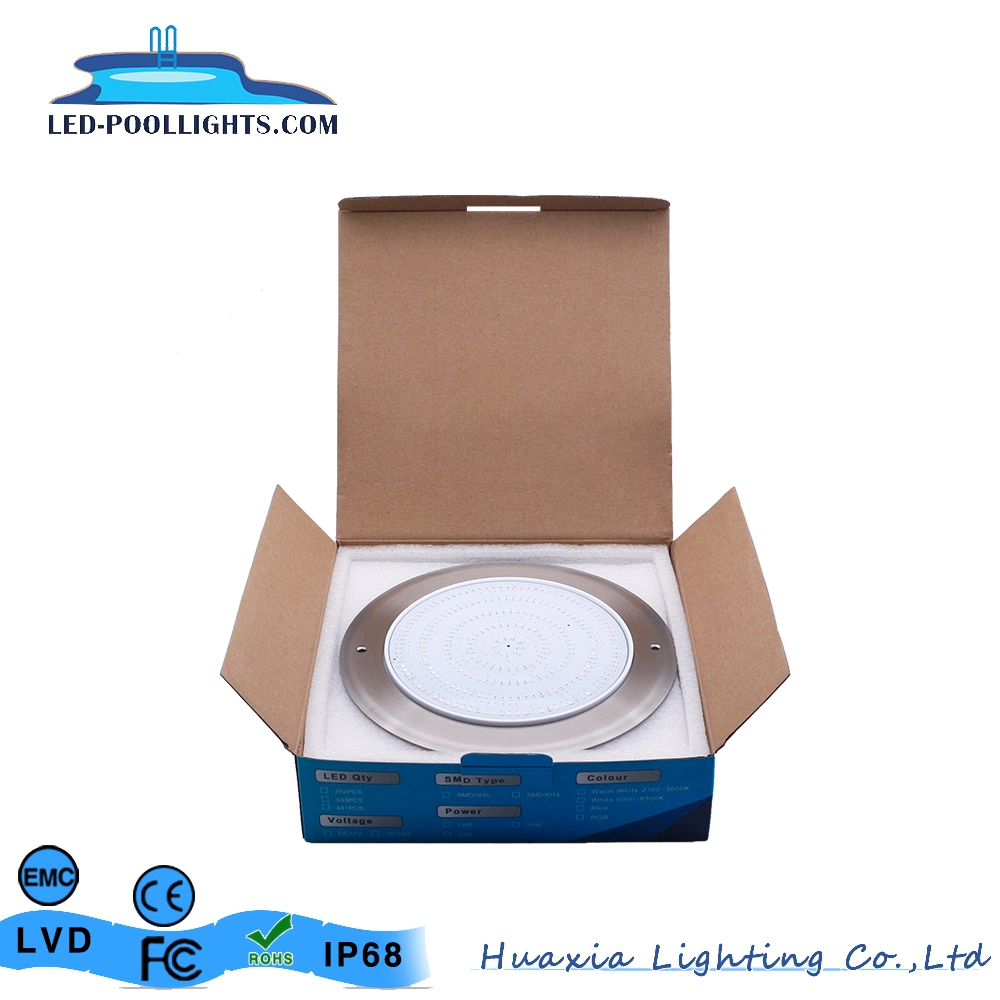 Private Mould Flat 316ss 8mm DC 12V Underwater LED Swimming Pool Light