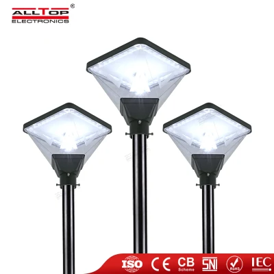 Alltop High Lumen impermeabile IP65 20 W illuminazione decorativa per esterni Street Lampada solare da giardino a LED