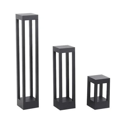 Moderno LED da giardino a Bollard impermeabile IP65 da 7 W quadrato Luce prato