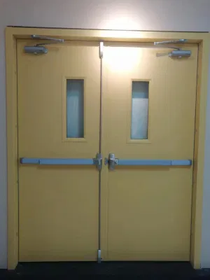 Porta di fuga di emergenza ignifuga per il luogo pubblico