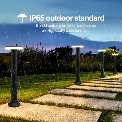 Lampada da giardino a LED impermeabile IP65 per esterni LED da 18 W. Luce a bolo