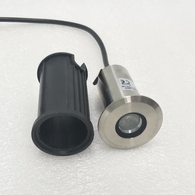 3 W CREE chip 12 V-24 V IP68 impermeabile in acciaio inox, nuoto in terra Lampade sotterranee a LED delle fontane della piscina sottomarina