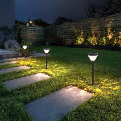 Outdoor Cold White Starburst Outdoor Fancy Festoon Global LED String Luce del prato Tunel decorazione moderna sola Pole Lamp Hotel Garden
