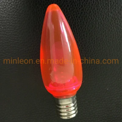 Lampada decorativa LED di alta qualità multicolore da giardino C7 lampadine